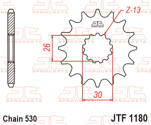 Front Sprocket JTF1180.17 Jt