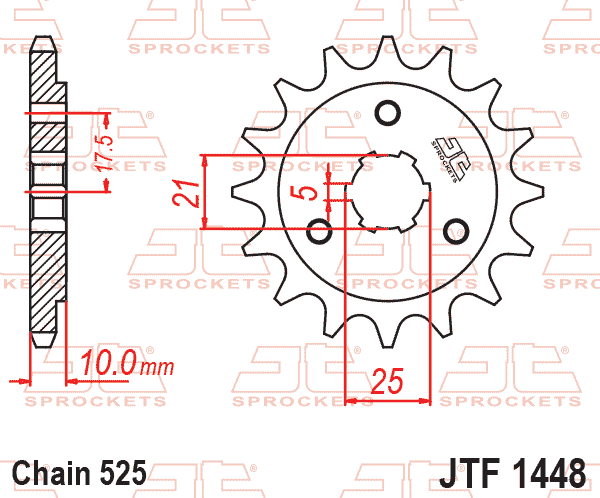 Front Sprocket JTF1448.14 Jt