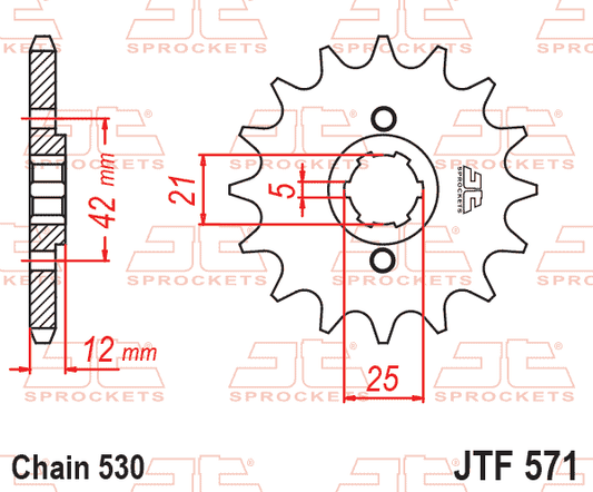 Front Sprocket JTF571.16 Jt