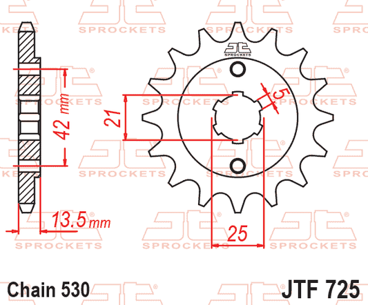 Front Sprocket JTF725.15 Jt