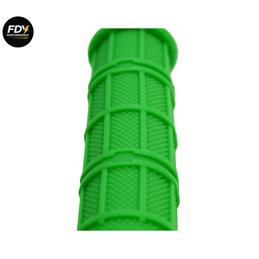 Green Motorbike Handlebar Grips – Premium Quality, Universal Fit, Anti-Vibration, Comfortable Rubber