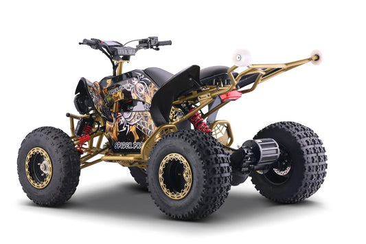 Spider Pro 72V 50Ah 5000W Adult Electric Quad Bike GOLD
