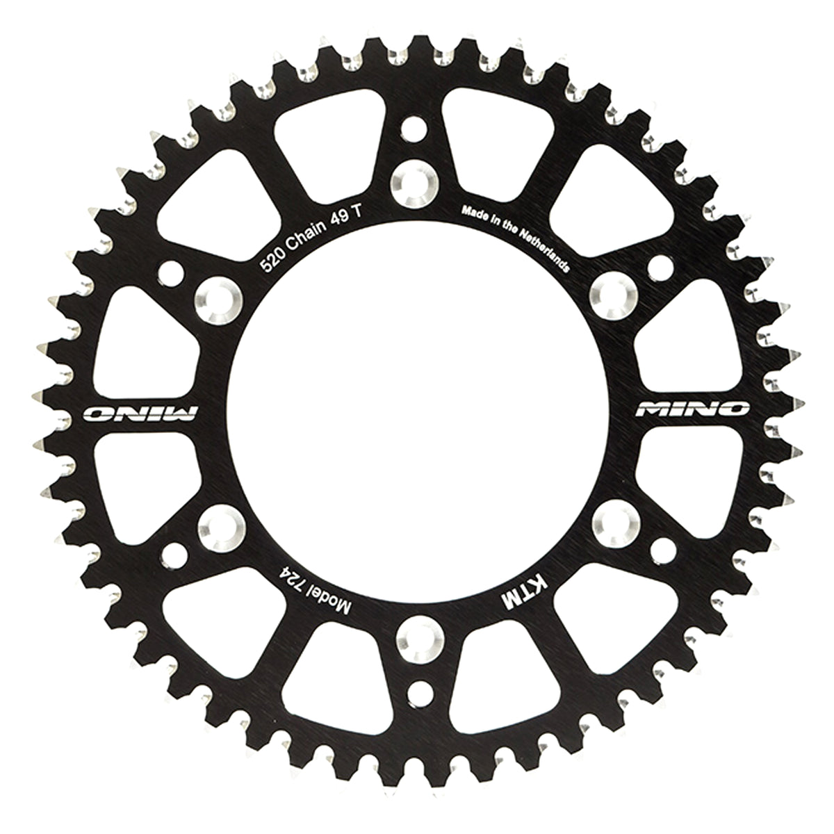 Mino Rear Sprocket Surron Light Bee, E Ride 55 Teeth 25-912-55-2 Black, Alloy