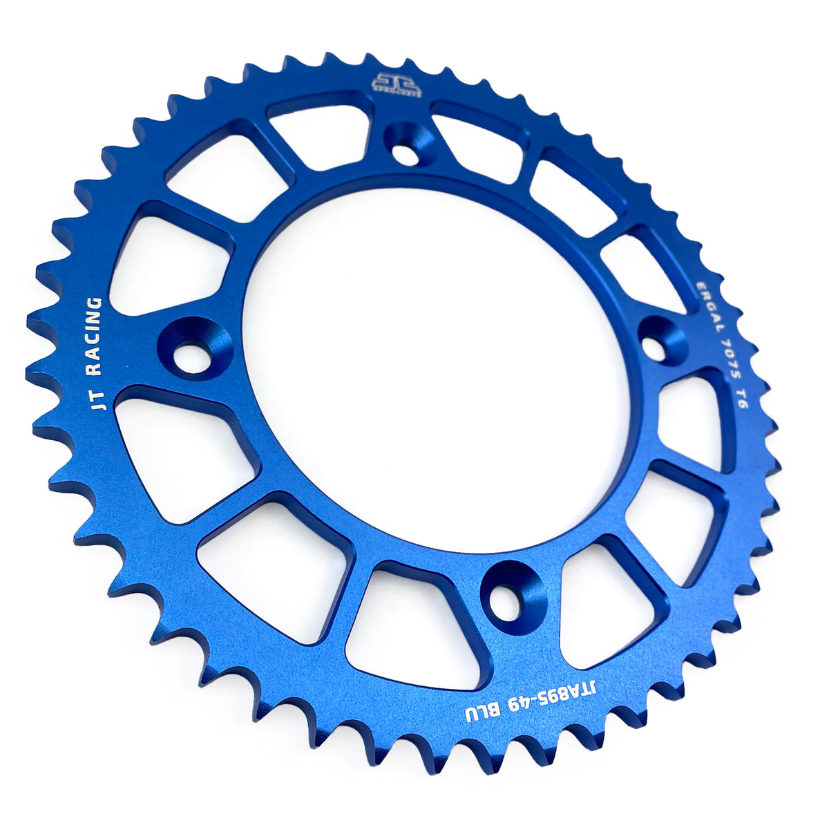 Rear Sprocket Alloy Blue 441, JTA895.49BLU 7075-T6 Aluminium