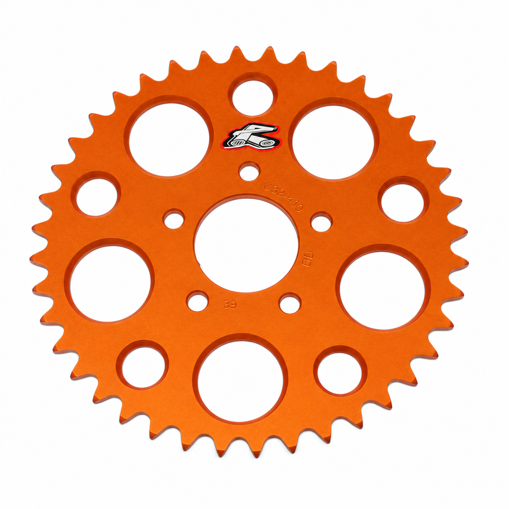 Rear Sprocket Renthal 480, KTM 50 2010-2013 40T Orange, 480--415-40P-OR