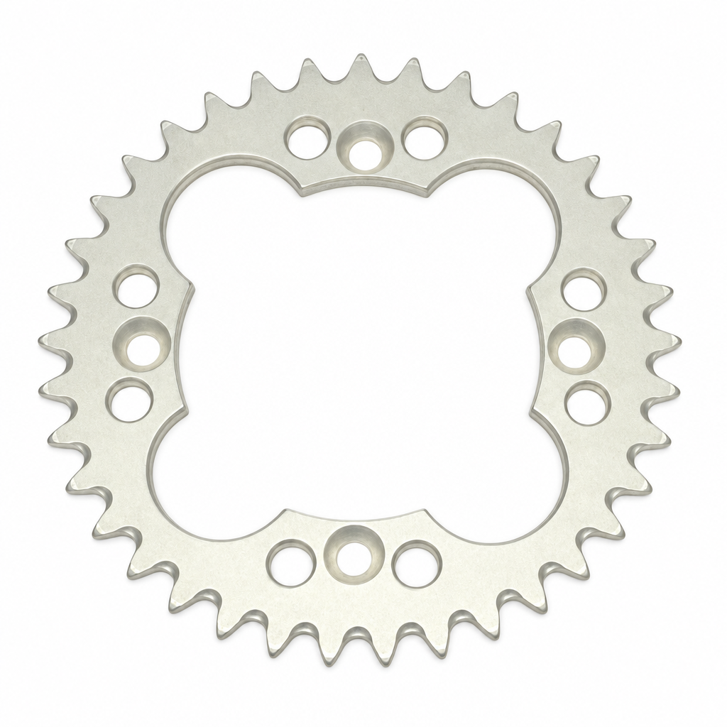 Rear Sprocket Renthal ATV, Ultralite 223U-520-37GPSI Silver