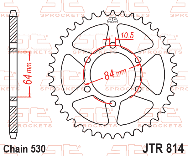 Rear Sprocket JTR814.41 Jt