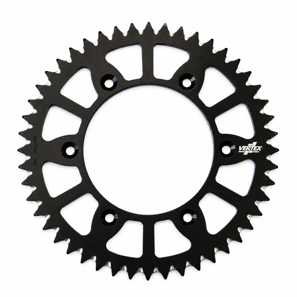 Rear Sprocket Vertex Alloy KTM, Vertex 892-897ECBK49, Black, 7075T6 Alloy
