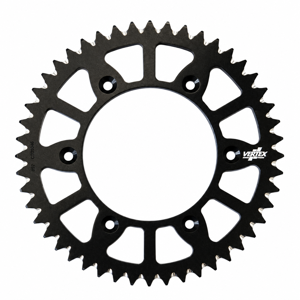Rear Sprocket Vertex Alloy KTM, Vertex 892-897ECBK50, Black, 7075T6 Alloy