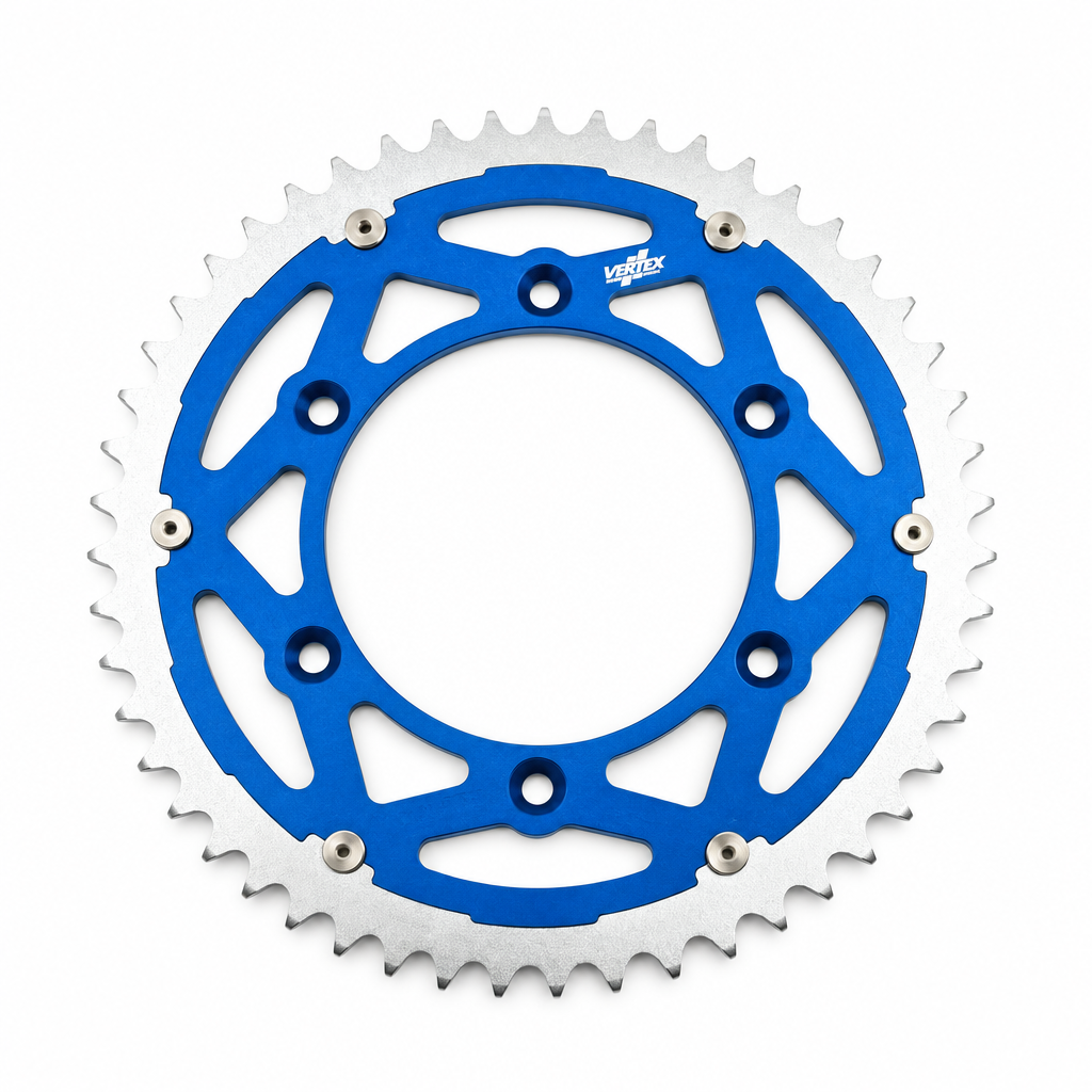 Rear Sprocket Twinring KTM, Vertex 892-897DUOBU52, Blue, 707576 Alloy & C45 Steel