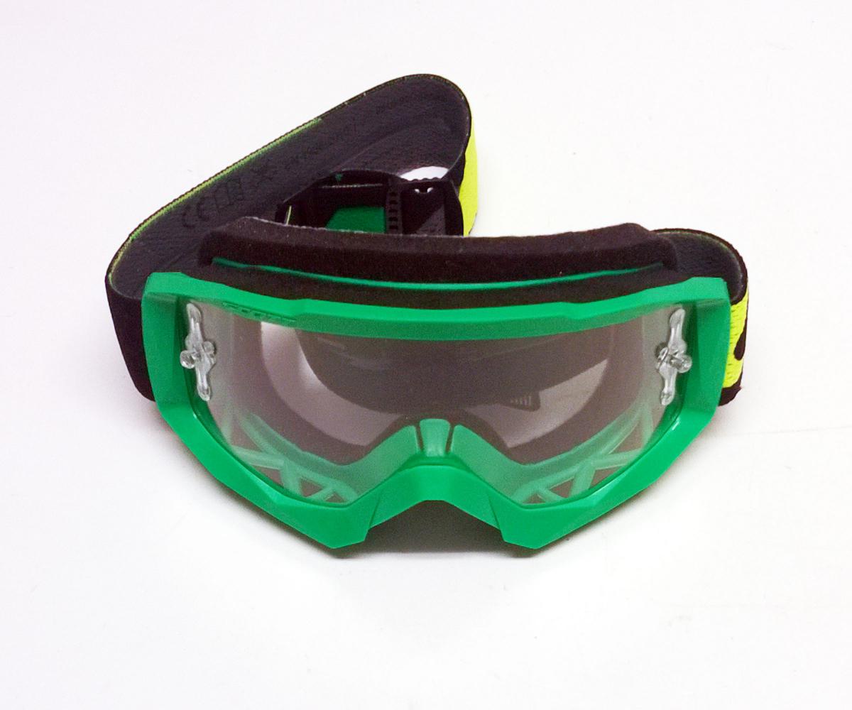 SCOTT HUSTLE GOGGLES CLEAR LENS, GREEN/BLACK, SC084117