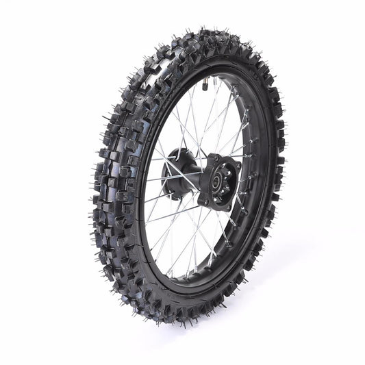 Factory Image Racing Front Wheel 14 Pit Bike 15MM Axle 60/100-14 Sdg 4 Bolt Disc Brake