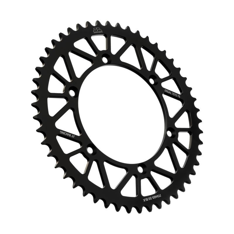 Rear Sprocket Alloy Black 460, JTA460.48BLK 7075-T6 Aluminium