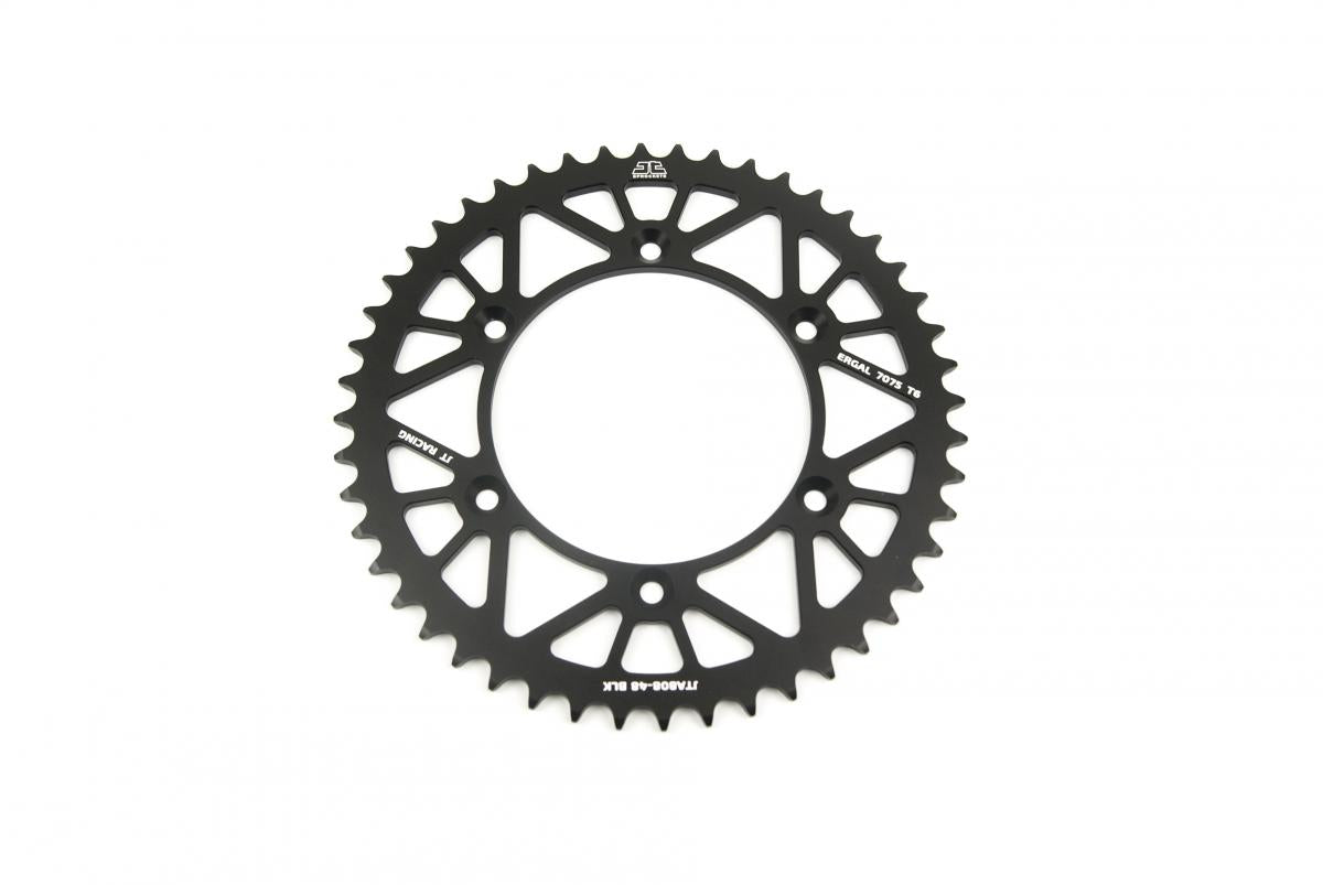 Rear Sprocket Alloy Black 808, JTA808.48BLK