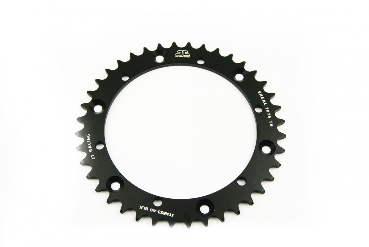 Rear Sprocket Alloy Black, JTA853.40BLK 7075-T6 Aluminium