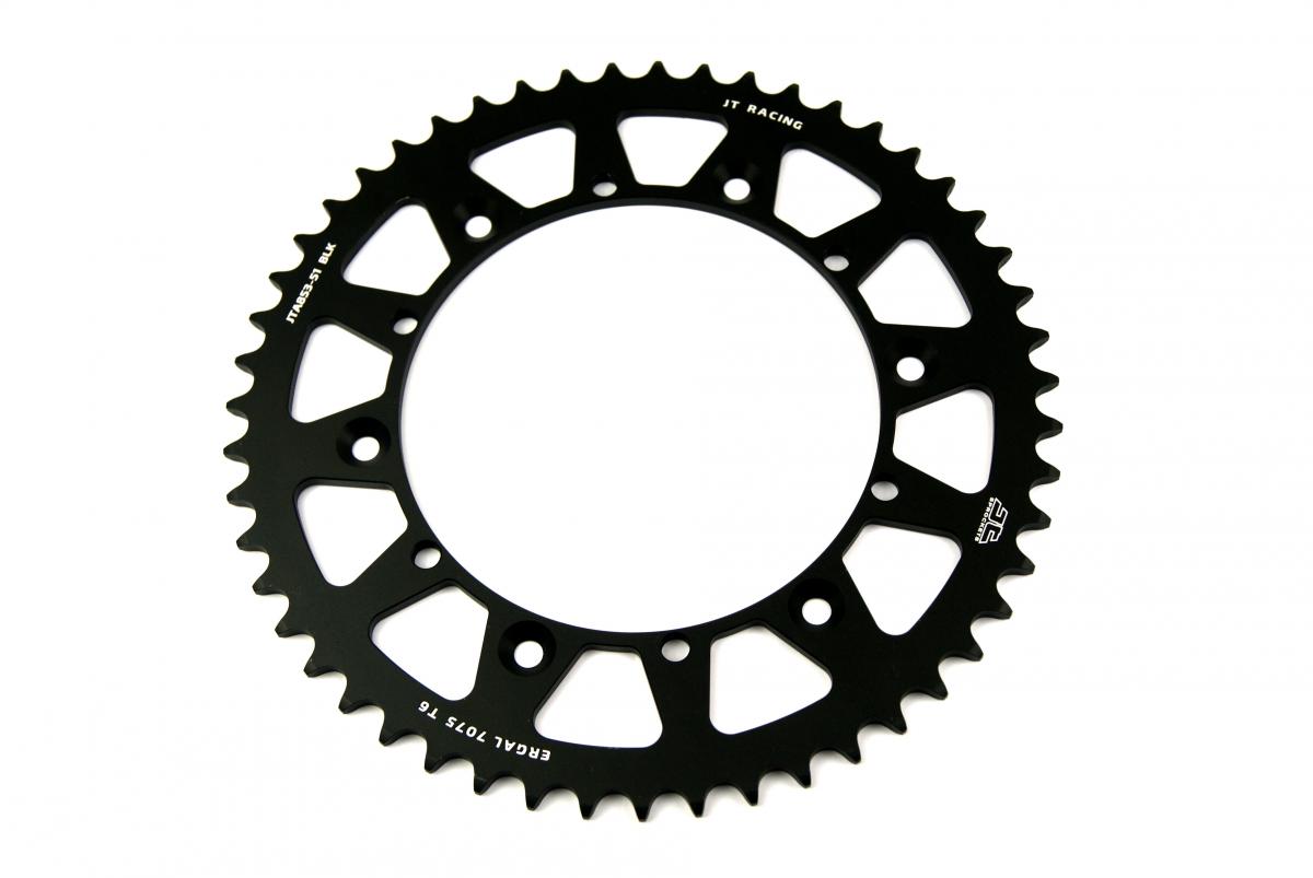 Rear Sprocket Alloy Black, JTA853.51BLK 7075-T6 Aluminium