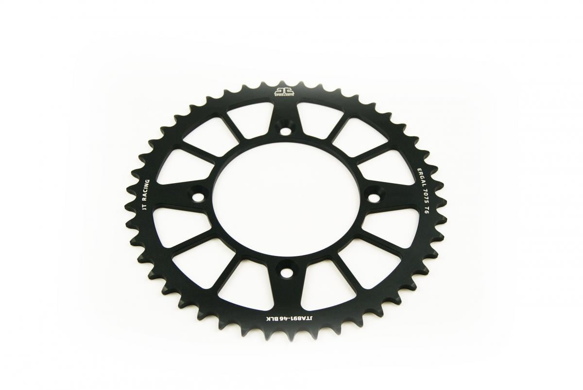 Rear Sprocket JTA891.46BLK Black, Road KTM Alloy