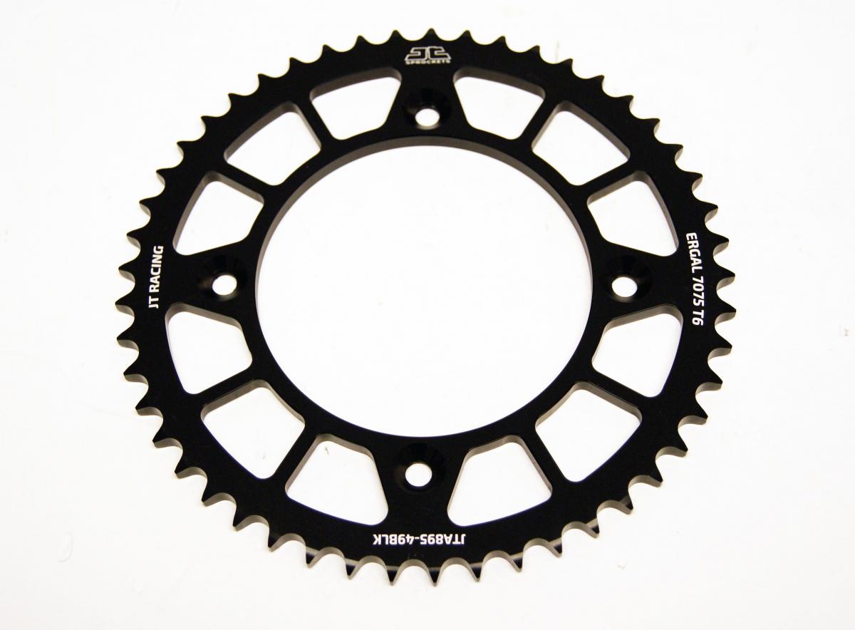 Rear Sprocket Alloy Black 441, JTA895.49BLK 7075-T6 Aluminium