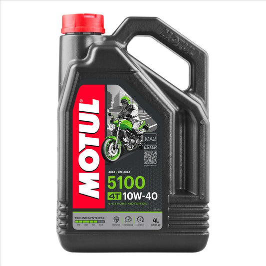 5100 10W40 4T 4 Litre, MOTUL 450029, BOX=4, Motorcycle, TECHNOSYNTHESE