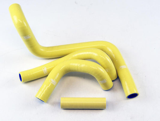 COOLANT HOSE 4 PIECE KIT YELLOW 19-26 SUZUKI 250 RM Z SAMCO SPORT SUZ-71-YE