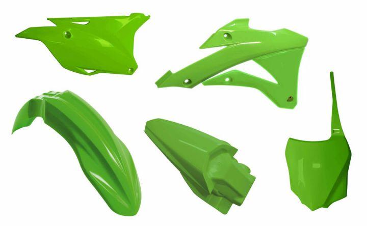 PLASTIC KIT/5 14-21 KX85/100 OEM 2021, RTECH OEM R-KITKX0-VE0-599