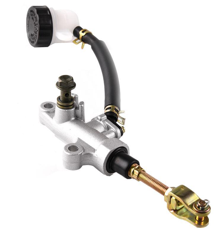 Factory Image Racing Master Cylinder Rear Yamaha 1987-2013 Yfm 350 X Raptor Banshee Warrior 5FK-2583V-00-00 With 90* Reservoir
