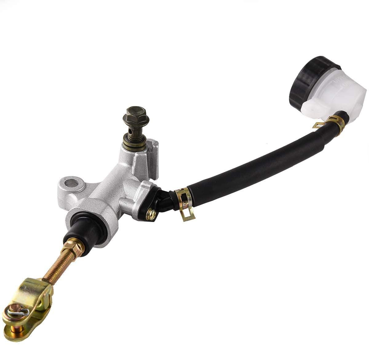 Factory Image Racing Master Cylinder Rear Yamaha 1987-2013 Yfm 350 X Raptor Banshee Warrior 5FK-2583V-00-00 With 90* Reservoir