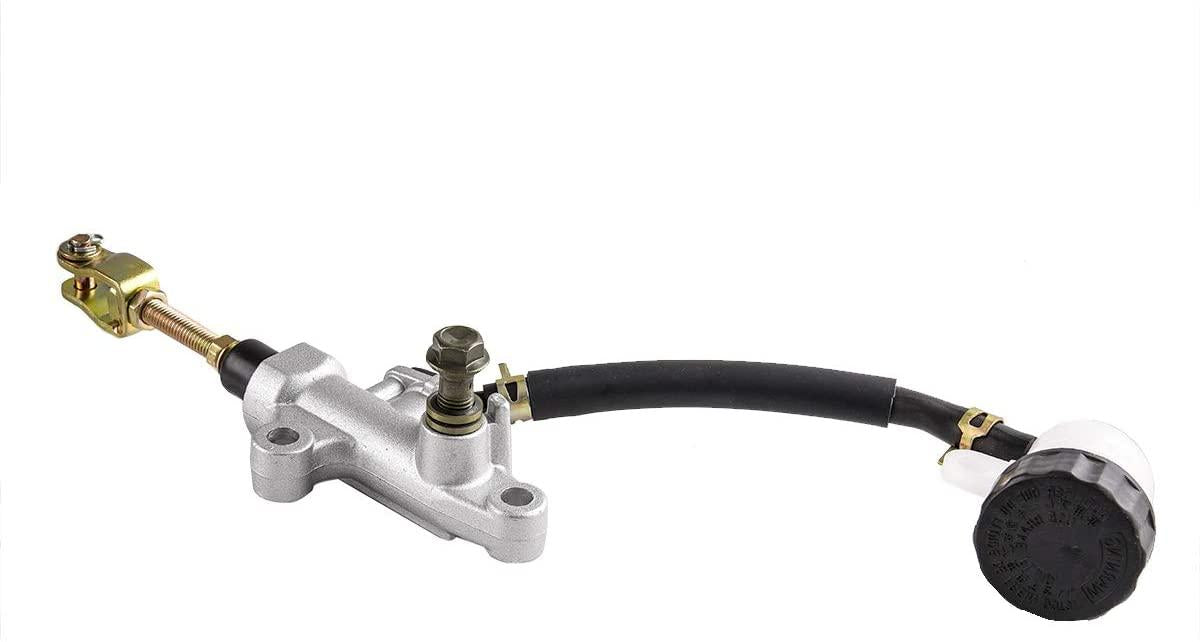 Factory Image Racing Master Cylinder Rear Yamaha 1987-2013 Yfm 350 X Raptor Banshee Warrior 5FK-2583V-00-00 With 90* Reservoir
