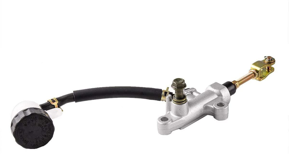 Factory Image Racing Master Cylinder Rear Yamaha 1987-2013 Yfm 350 X Raptor Banshee Warrior 5FK-2583V-00-00 With 90* Reservoir