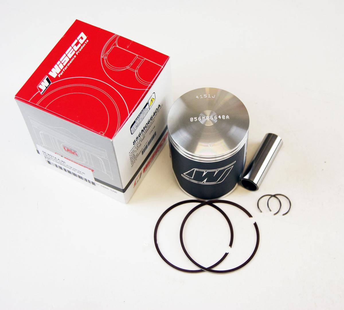 Piston Kit 03-25 KTM 250 SX 66.40, Wiseco 856M06640A SX, Exc, Pro-lite 2-RING
