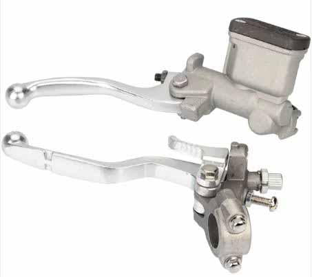 Factory Image Racing Front Brake Master Cylinder & Clutch Lever Set, Honda