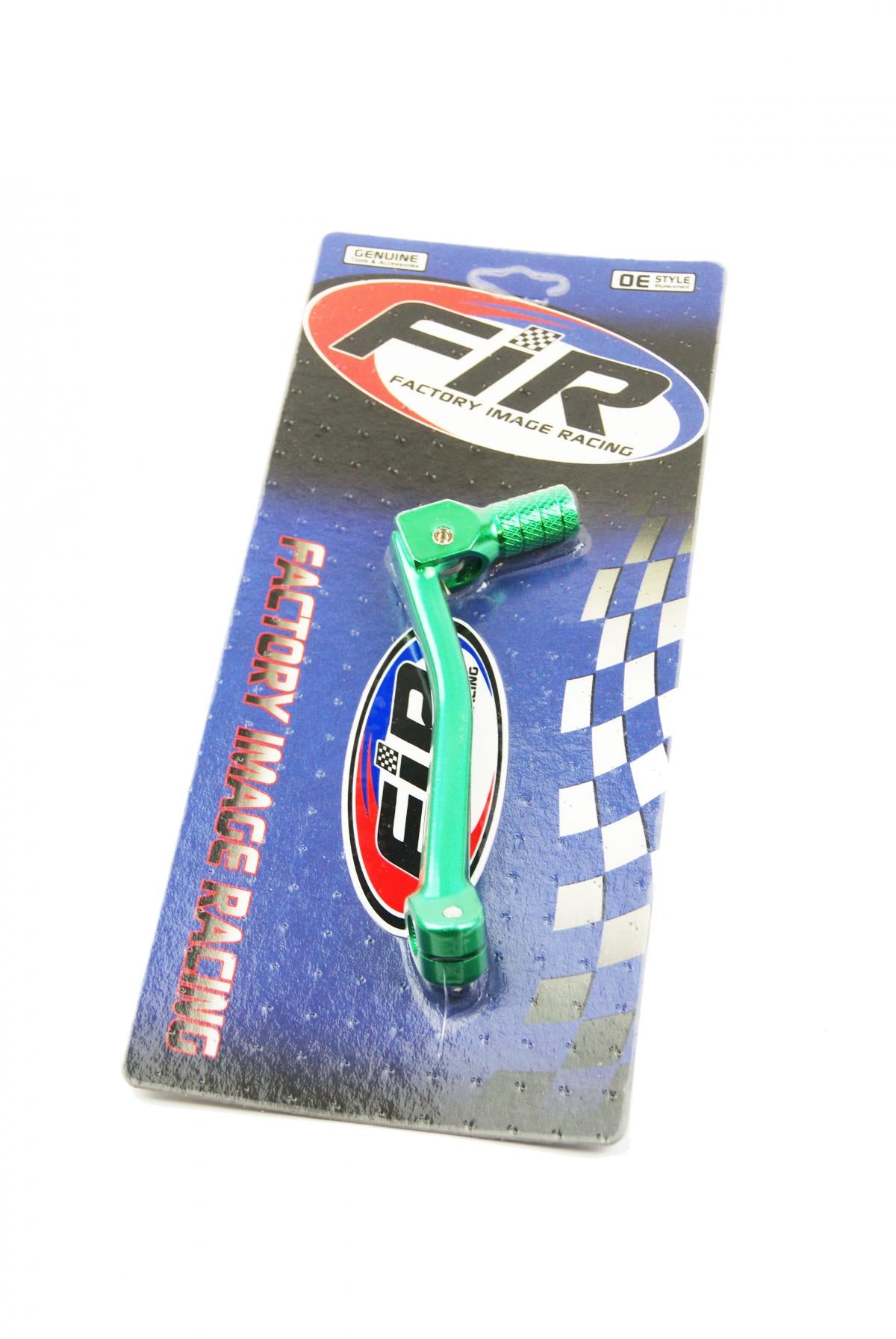 Factory Image Racing Gear Lever Alloy Green 1557192