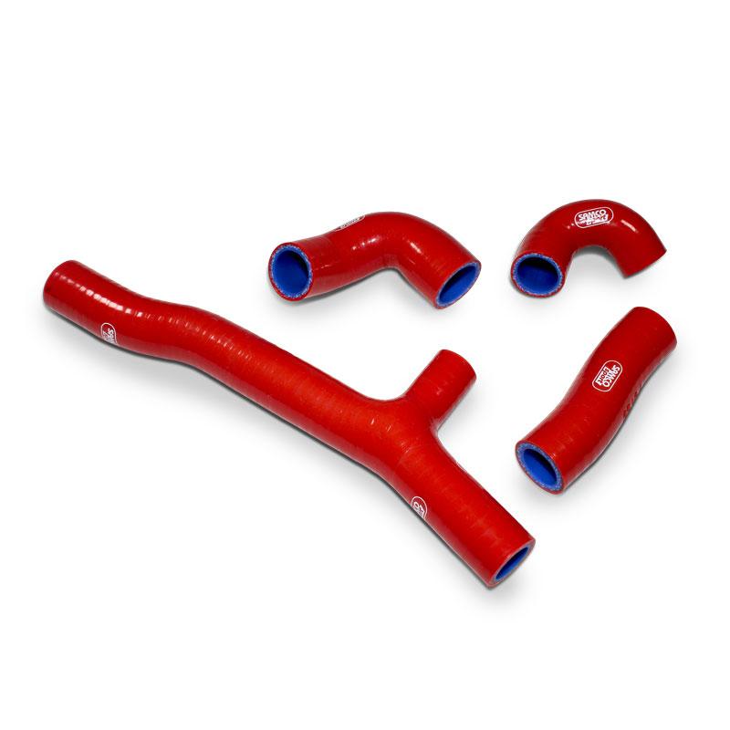 COOLANT HOSE 4 PIECE KIT RED 20-23 GAS HUSQ KTM 250 300 OEM DESIGN SAMCO KTM-113-RD