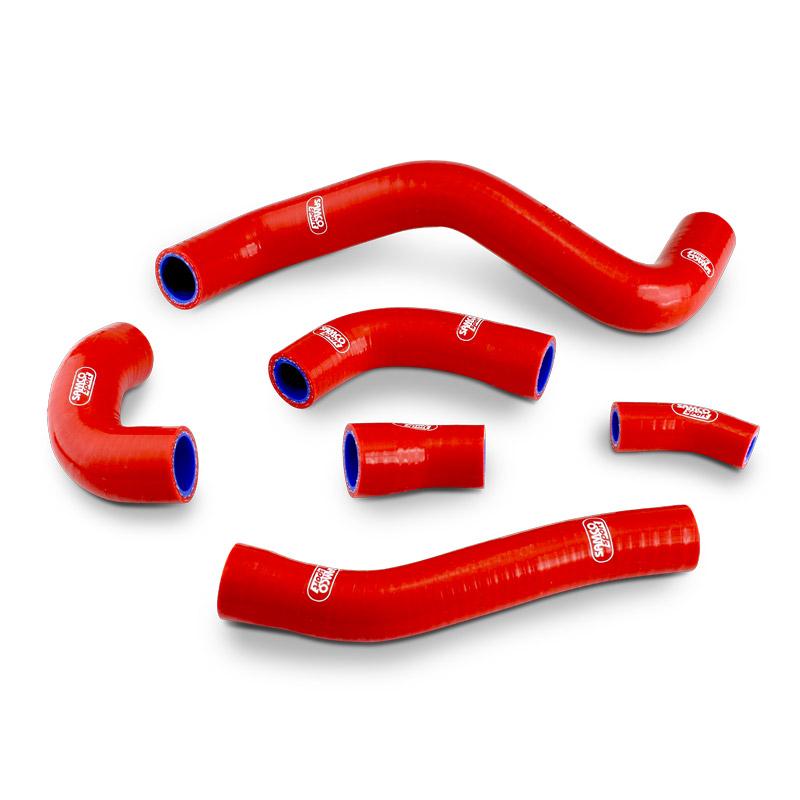 COOLANT HOSE 6 PIECE KIT RED GAS GAS HUSQVARNA KTM 350 EXC-F OEM DESIGN SAMCO KTM-125-RD