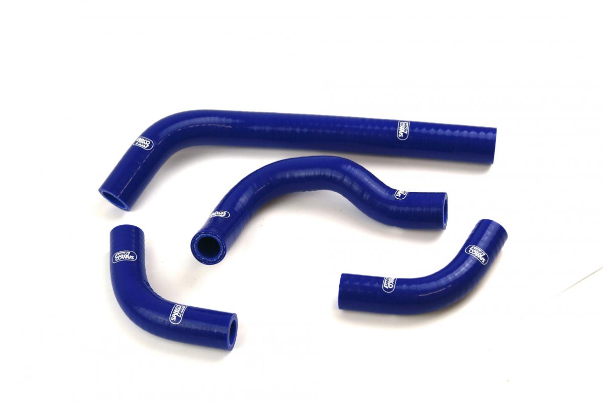 COOLANT HOSE 4 PIECE KIT BLUE 03-19 HONDA 250 CRF R X SAMCO SPORT HON-19-BU