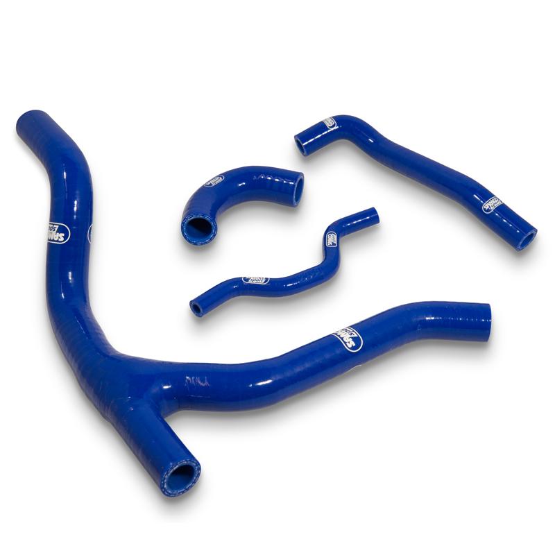 COOLANT HOSE 4 PIECE KIT BLUE 06-08 KAWASAKI 250 KX F SAMCO SPORT KAW-21-BU