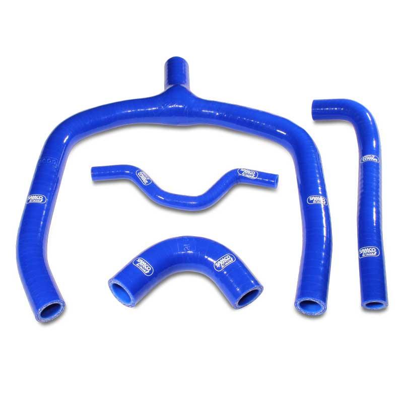 COOLANT HOSE 4 PIECE KIT BLUE 09-16 KAWASAKI 250 KX F 'Y' RACE DESIGN SAMCO KAW-33-BU