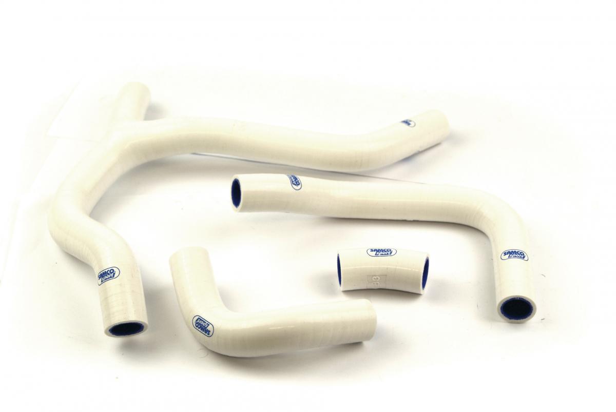 COOLANT HOSE 4 PIECE KIT WHITE 13-14 HONDA 450 CRF R 'Y' RACE DESIGN SAMCO SPORT HON-83-WH