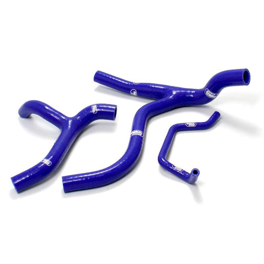 COOLANT HOSE 3 PIECE KIT BLUE 12-15 KAWASAKI 450 KX F SAMCO SPORT KAW-50-BU
