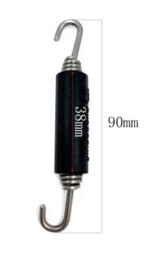 Factory Image Racing Exhaust Spring 90mm PK-2 Swivel Both Ends With Anti Vibration Rubber