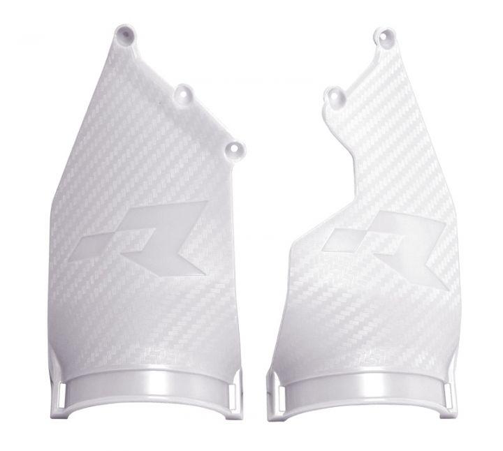 Rtech Plastics Rep. Triple Clamp Protectors 20-24 Beta White, For Enduro Headlight, RTECH R-PRTPIABN0020