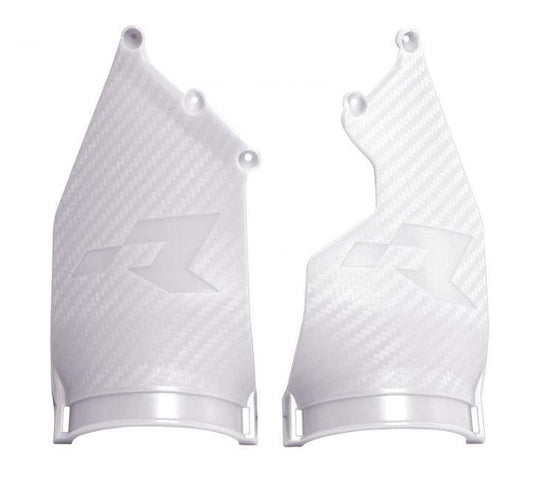 Rtech Plastics Rep. Triple Clamp Protectors 20-24 Beta White, For Enduro Headlight, RTECH R-PRTPIABN0020