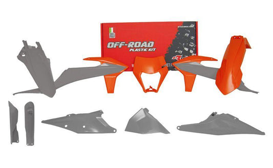 PLASTIC KIT/7 2020-23 EXC/EXC-F OEM 2021, RTECH R-KITKTM-OEM-723