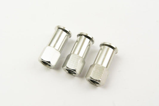 Factory Image Racing 8mm Rim Lock Nuts Pk/3 Silver
