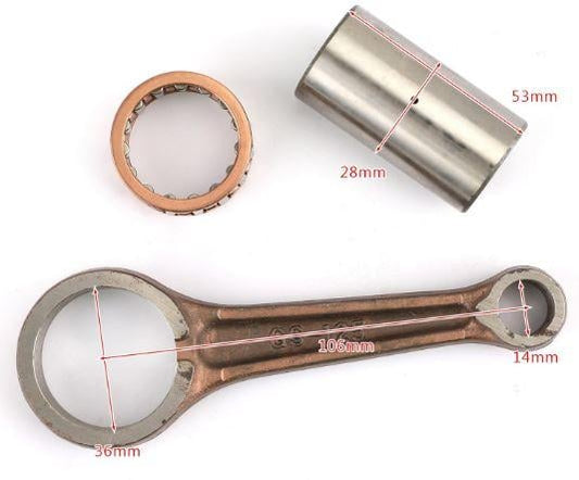 Dirt Racing Connecting Rod Kit Suzuki 82-17 100 125 Gs Gn Tu Gz Dr Drz Cs Sp Alt Lt
