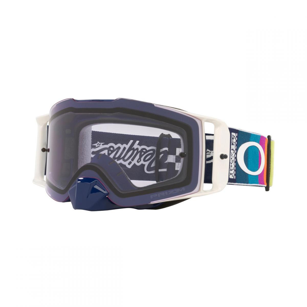 OAKLEY FRONT LINE MX TLD GRAPH WHITE PRIZM, PRIZM LOW LIGHT LENS OA OO7087-63, OA OO7087-63