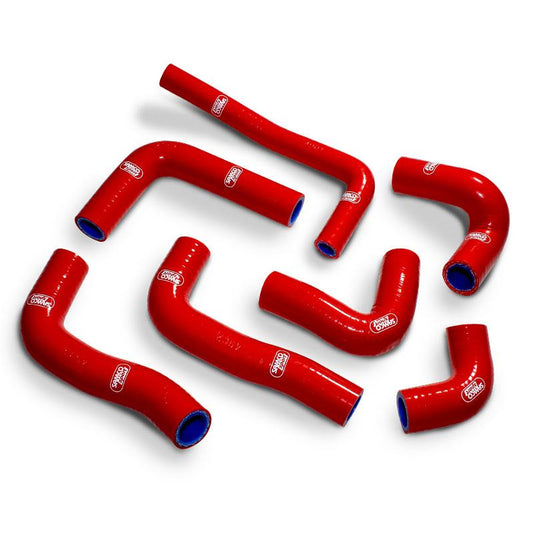 COOLANT HOSE 7 PIECE KIT RED 14-17 BETA 350 390 430 480 500 RR RS OEM DESIGN SAMCO BET-9-RD