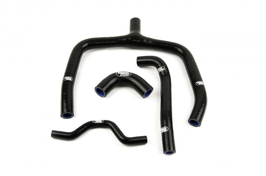 COOLANT HOSE 4 PIECE KIT BLACK 09-16 KAWASAKI 250 KX F 'Y' RACE DESIGN SAMCO KAW-33-BK