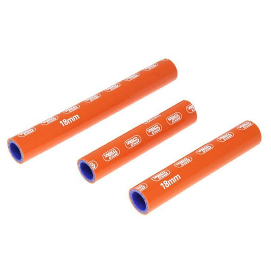 COOLANT HOSE 3 PIECE KIT ORANGE KTM HUSQVARNA 250 300 SX XC TC SAMCO SPORT KTM-37-OR