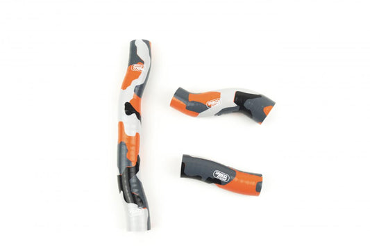COOLANT HOSE 3 PIECE KIT ORANGE CAMO 19-23 KTM HUSQ GASGAS 250 300 SAMCO SPORT KTM-104-SOL